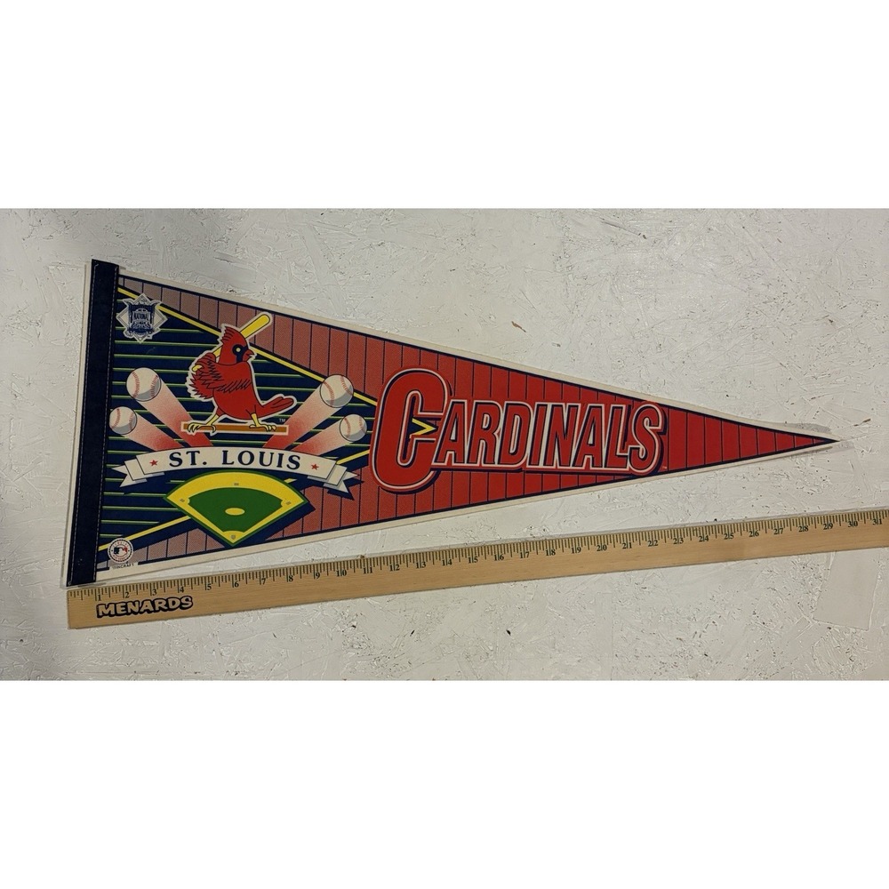 Vintage 1990s St. Louis Cardinals Baseball Pennant MLB Wincraft